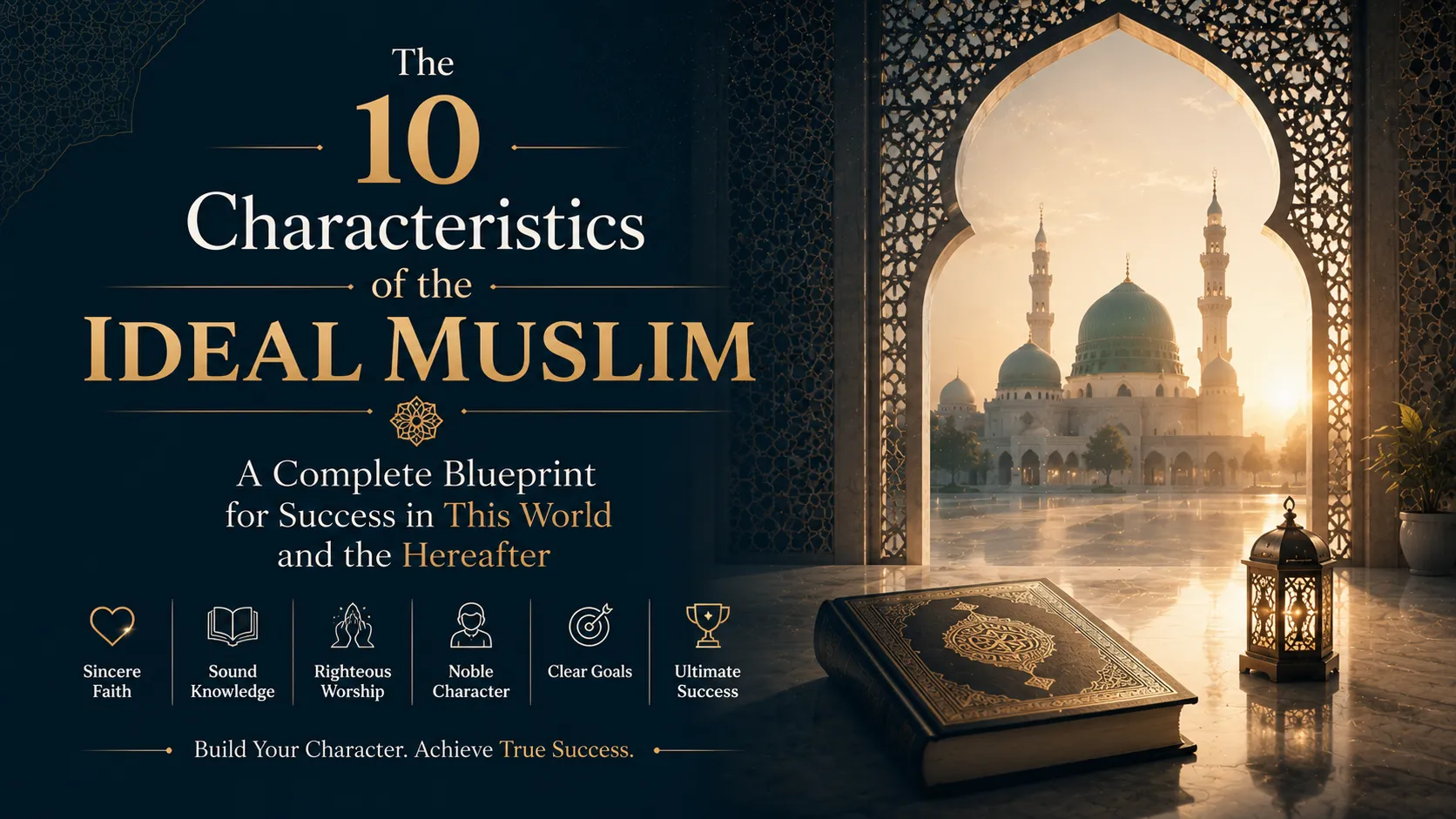 The 10 Characteristics of the Ideal Muslim: A Complete Blueprint for Success in This World and the Hereafter
