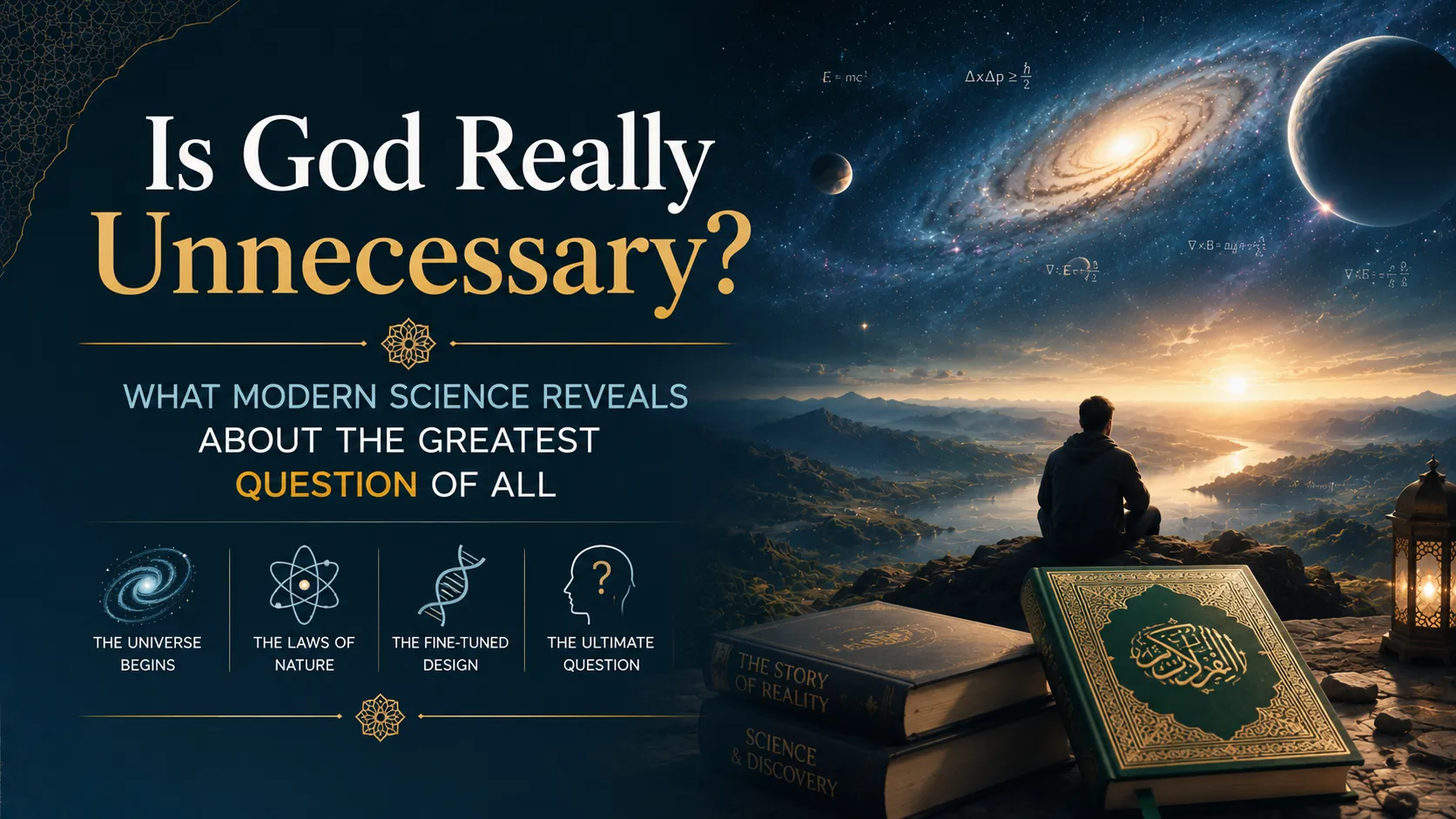 Is God Really Unnecessary? What Modern Science Reveals About the Greatest Question of All